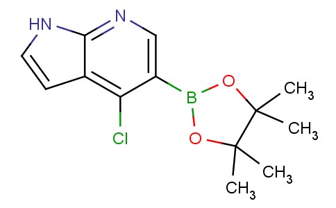 4-氯-5-(4,4,5,5-四甲基-1,3,2-二氧硼戊环-2-基)-1H-吡咯并[2,3-b]吡啶