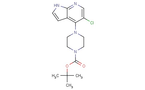 叔丁基4-(5-氯-1H-吡咯并[2,3-b]吡啶-4-基)哌嗪-1-羧酸叔丁酯