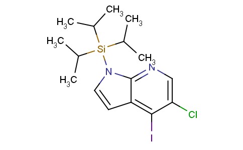 5-氯-4-碘-1-(三异丙基)-1H-吡咯并[2,3-b]吡啶
