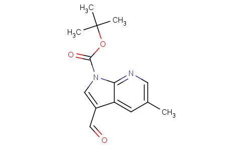 叔丁基-3-甲酰基-5-甲基-1H-吡咯并[2,3-b]吡啶-1-甲酸叔丁酯
