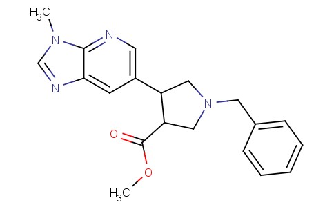 甲基1-苄基-4-(3-甲基-3H-咪唑并[4,5-b]吡啶-6-基)吡咯烷-3-羧酸甲酯