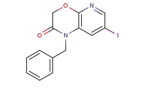 1-苄基-7-碘-1H-吡啶并[2,3-B][1,4]恶嗪-2(3H)-酮