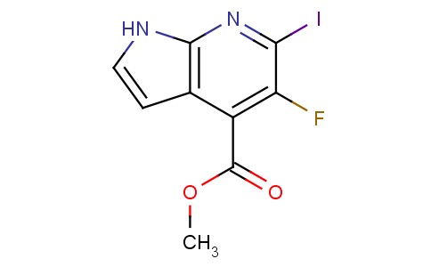 甲基5-氟-6-碘-1H-吡咯并[2,3-b]吡啶-4-羧酸乙酯