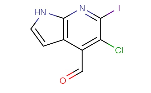 5-氯-6-碘-1H-吡咯并[2,3-b]吡啶-4-甲醛