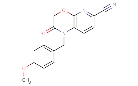 1-(4-甲氧基苄基)-2-氧代-2,3-二氢-1H-吡啶并[2,3-B][1,4]恶嗪-6-甲腈