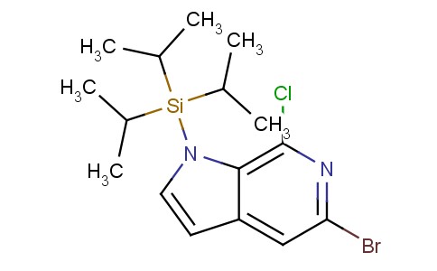 5-溴-7-氯-1-(三异丙基)-1H-吡咯并[2,3-c]吡啶