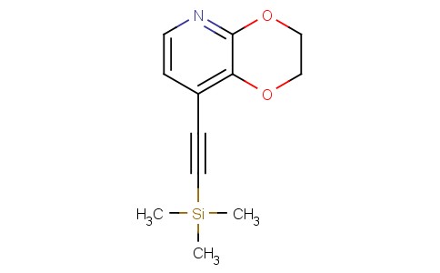 8-((Trimethylsilyl)ethynyl)-2,3-dihydro-[1,4]dioxino[2,3-b]pyridine