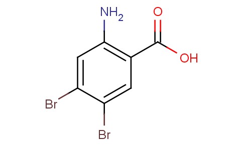2-氨基-4,5-二溴苯甲酸