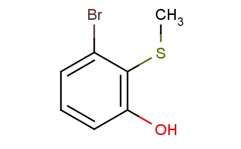 3-溴-2-（甲硫基）苯酚