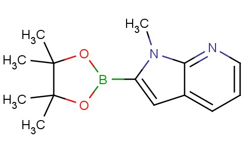 1-Methyl-2-(4,4,5,5-tetramethyl-1,3,2-dioxaborolan-2-yl)-1H-pyrrolo[2,3-b]pyridine