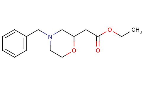 Ethyl 2-(4-benzylmorpholin-2-yl)acetate