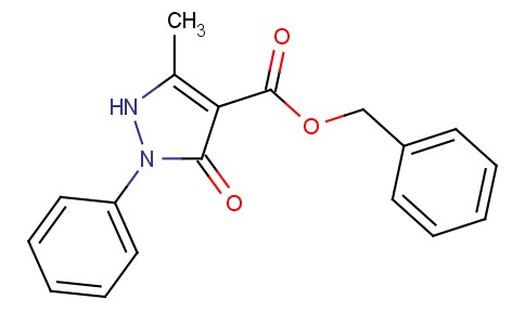 苄5-甲基-3-氧代-2-苯基-2,3-二氢-1H-吡唑-4-羧酸乙酯