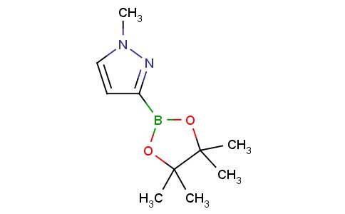 1-甲基-3-（4,4,5,5-四甲基-1,3,2-二氧硼杂环戊烷-2-基）-1H-吡唑