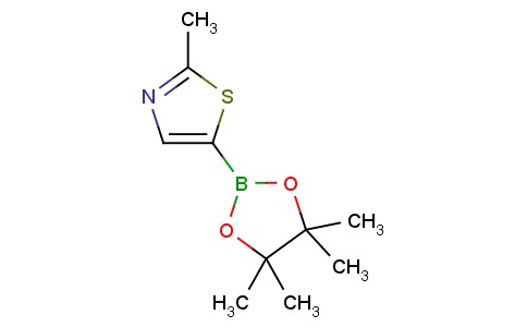 2-甲基-5-（4,4,5,5-四甲基-1,3,2-二氧硼杂环戊烷-2-基）噻唑