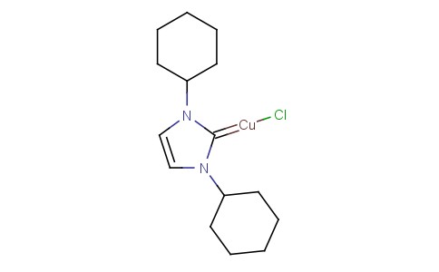(1,3-Dicyclohexyl-1H-imidazol-2(3H)-ylidene)copper(III) chloride