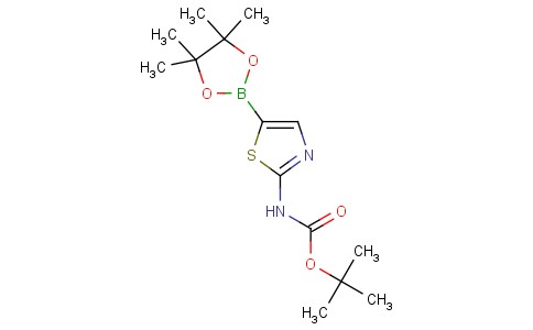 叔丁基-5-（4,4,5,5-四甲基-1,3,2-二氧硼杂环戊烷-2-基）噻唑-2-基氨基甲酸