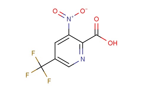 3-硝基-5-（三氟甲基）吡啶甲酸