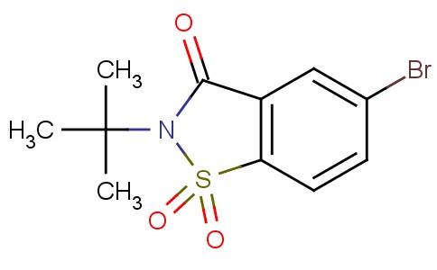 5-溴-2-（叔丁基）苯并[d]异噻唑-3（2H） - 酮1,1-二氧化物