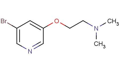 2-((5-Bromopyridin-3-yl)oxy)-N,N-dimethylethanamine