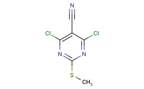 2-甲硫基-4,6-二氯-5-氰基嘧啶