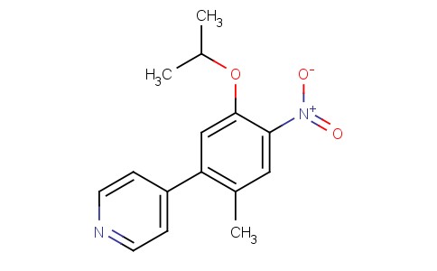 4-(5-异丙氧基-2-甲基-4-硝基-苯基)-吡啶