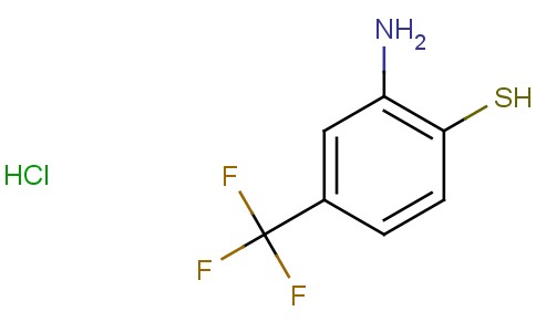 2-氨基-4-(三氟甲基)苯硫醇 盐酸盐