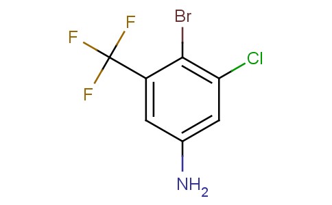 4-Bromo-3-chloro-5-(trifluoromethyl)aniline
