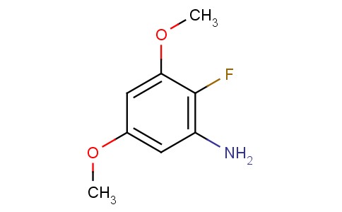 3,5-二甲氧基-2-氟苯胺