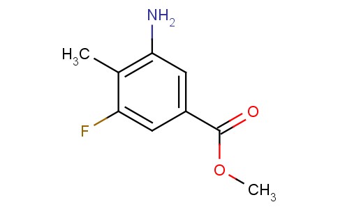 3-氨基-5-氟-4-甲基苯甲酸甲酯