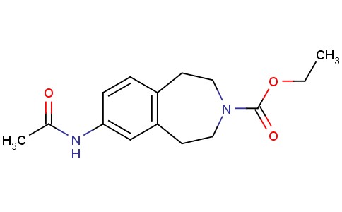 7-乙酰氨基-1,2,4,5-四氢-3H-3-苯骈吖庚因-3-羧酸乙酯