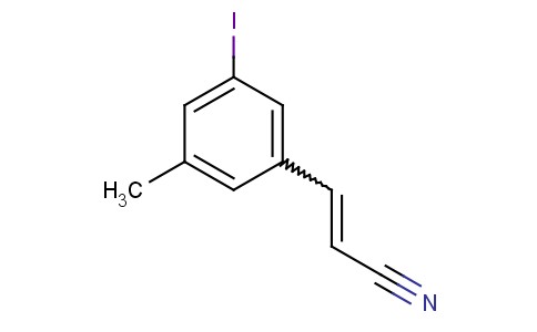 3-碘-5-甲基肉桂腈
