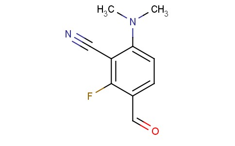 6-(dimethylamino)-2-fluoro-3-formylbenzonitrile