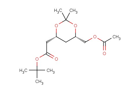 Tert-butyl 2-((4R,6S)-6-(acetoxymethyl)-2,2-dimethyl-1,3-dioxan-4-yl)acetate