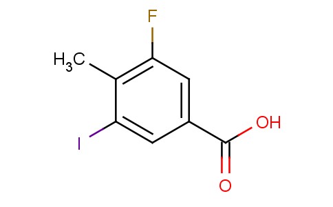 3-Fluoro-4-methyl-5-iodobenzoic acid