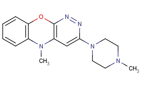 5-Methyl-3-(4-methyl-1-piperazinyl)-5h-pyridazino[3,4-b][1,4]benzoxazine