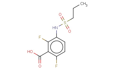 2.6-Difluoro-3-(propylsulfonamido)benzoic acid