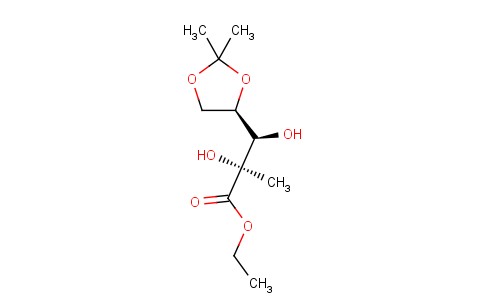D-Arabinonic acid, 2-C-methyl-4,5-O-(1-methylethylidene)-,ethyl ester