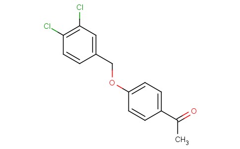 1-(4-[(3,4-二氯苄基)氧基]苯基)-1-乙酮
