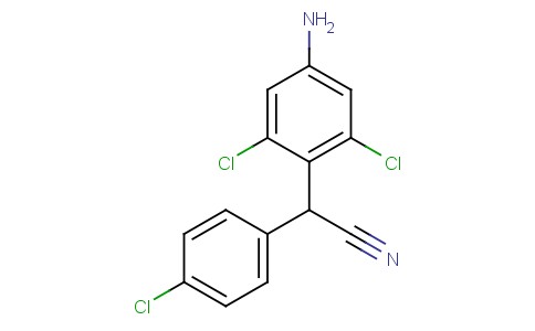 4-氨基-2,6-二氯-alpha-(4-氯苯基)苯乙腈