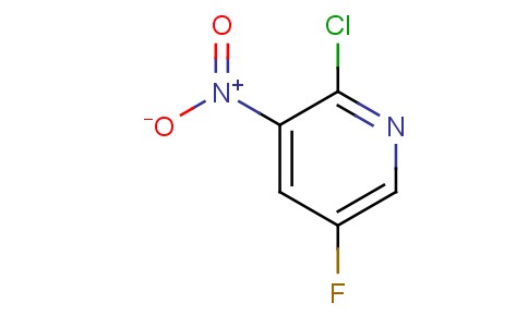 2-Chloro-5-fluoro-3-nitropyridine 