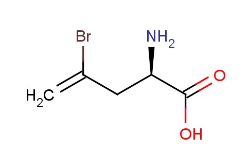 D-2-amino--4-bromo-4-pentenoic acid