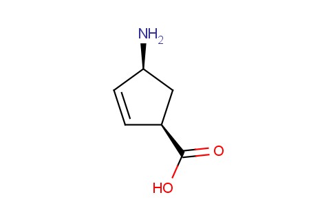 (+)-(1R,4s)-4-aminocyclopent-2-enecarboxylic acid