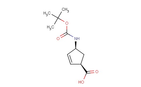 (+)-(1R,4s)-n-boc-4-aminocyclopent-2-enecarboxylic acid