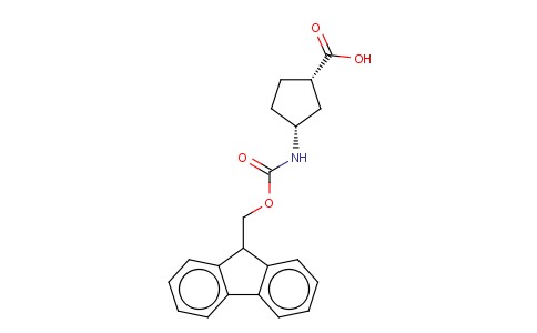 (-)-(1R,3s)- n-fmoc-3-aminocyclopentanecarboxylic acid