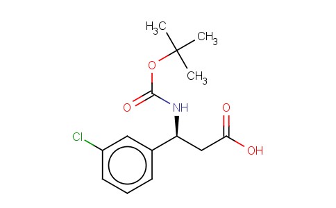 Boc-(s)- 3-amino-3-(3-chlorophenyl)-propionic acid