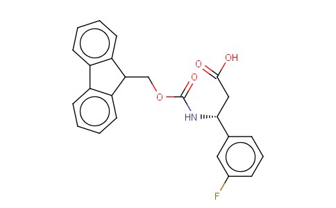 Fmoc-(r)- 3-amino-3-(3-fluorophenyl)-propionic acid