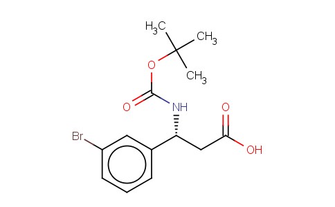 Boc-(r)- 3-amino-3-(3-bromophenyl)-propionic acid
