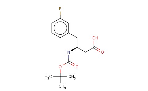 BOC-(S)-3-氨基-4-(3-氟苯基)-丁酸