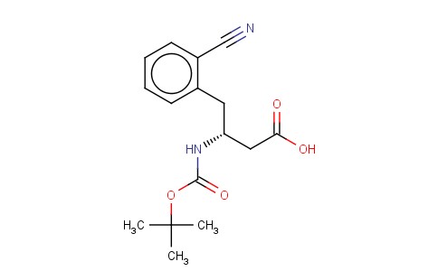 N-叔丁氧羰基-(R)-3-氨基-4-(2-氰基苯基)丁酸