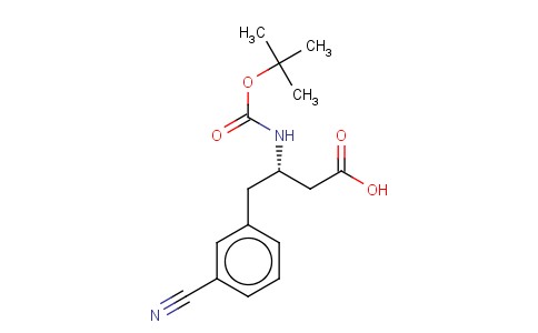 N-叔丁氧羰基-(S)-3-氨基-4-(3-氰基苯基)丁酸